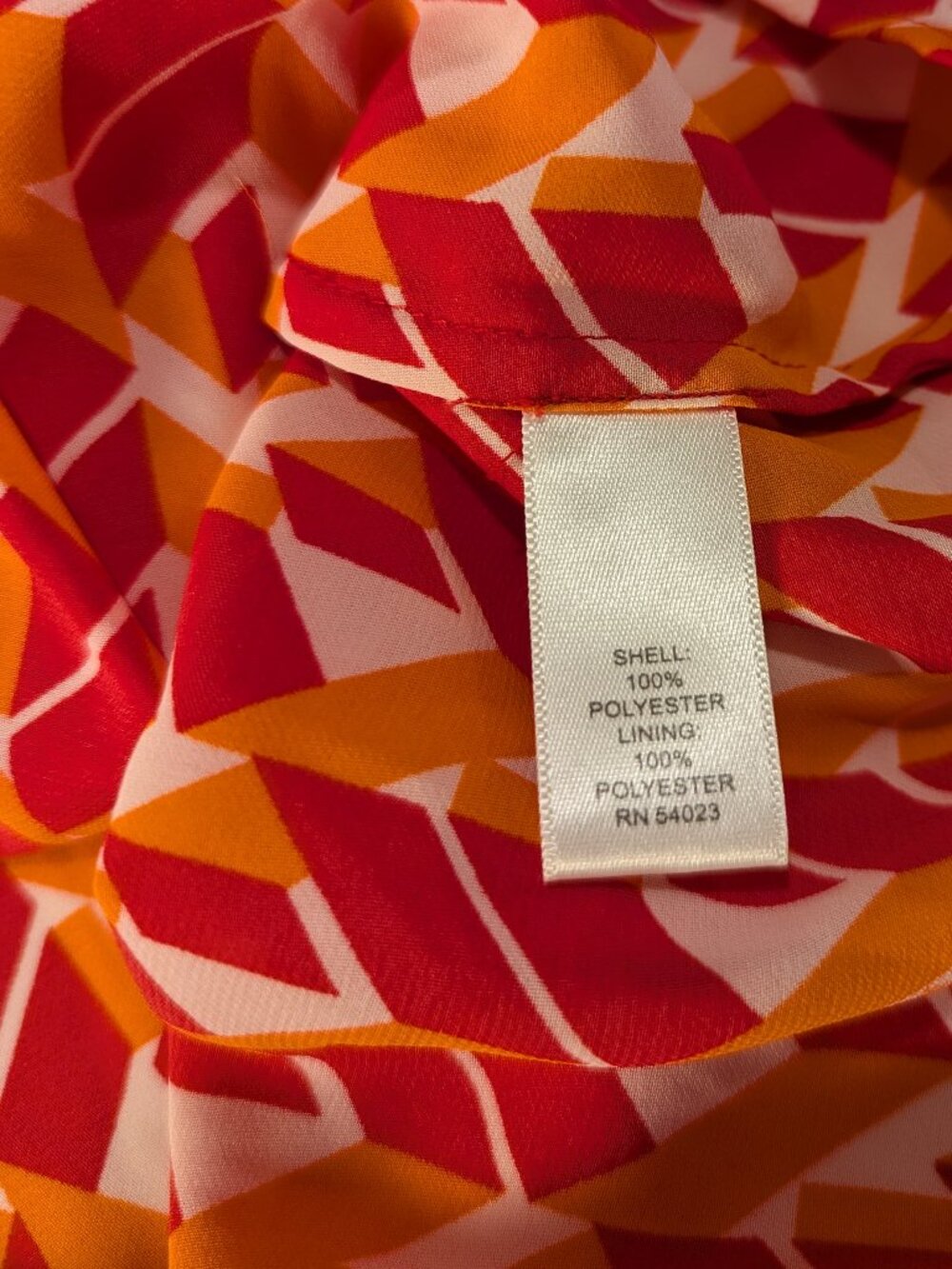 Banana Republic Geometric Print Dress | Effortless Summer | Sz 12P - Picture 6 of 6